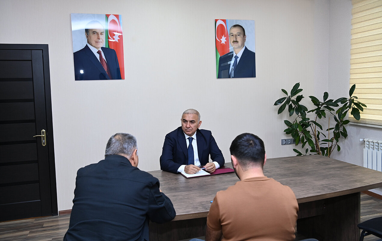 Vüqar Əhmədov Şamaxıda vətəndaşları qəbul etdi