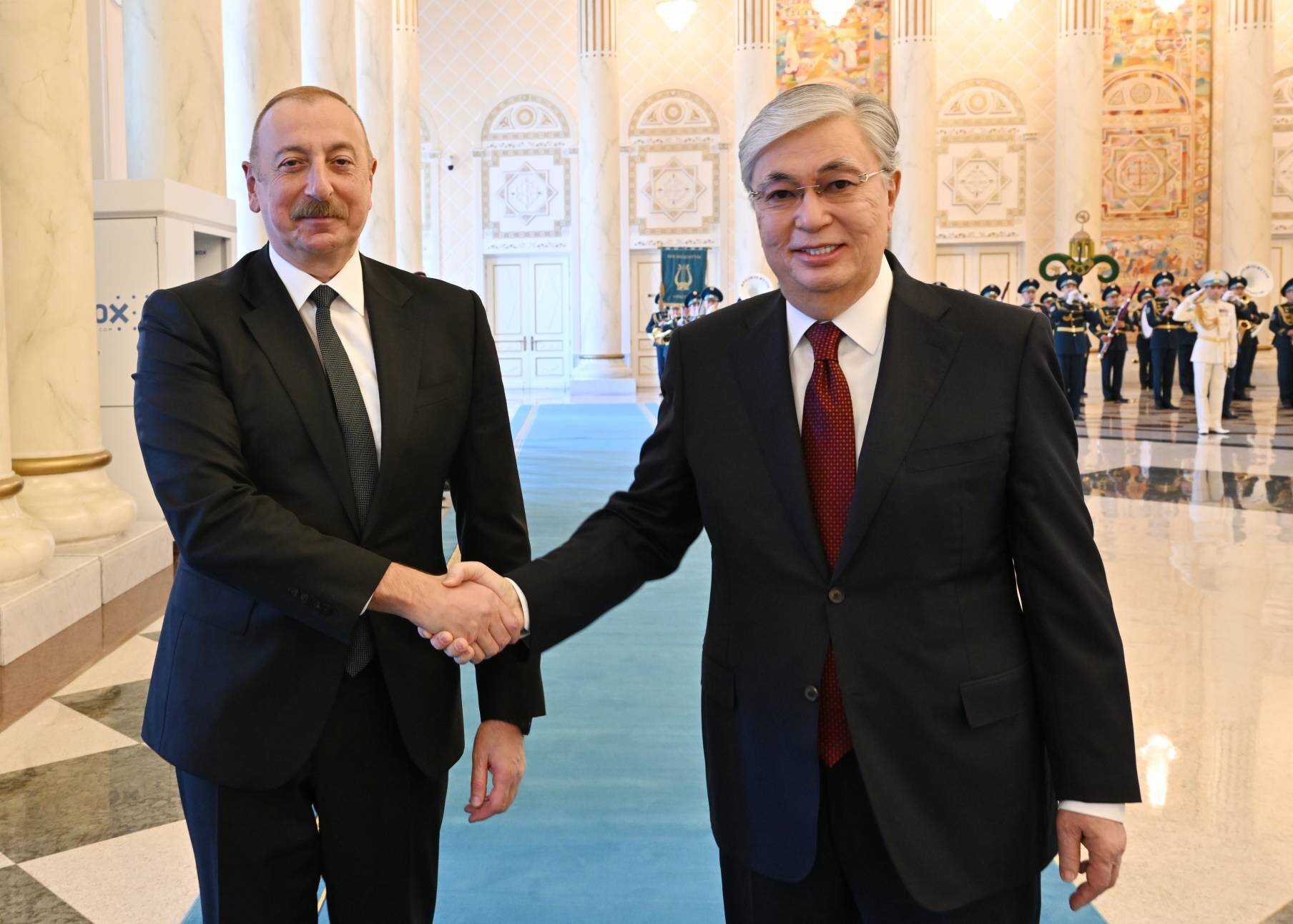 Astanada Prezidentin rəsmi qarşılanma mərasimi keçirildi