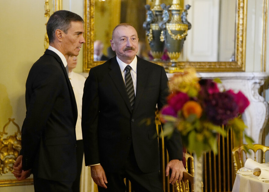 İlham Əliyev Kopenhagendə ziyafətdə