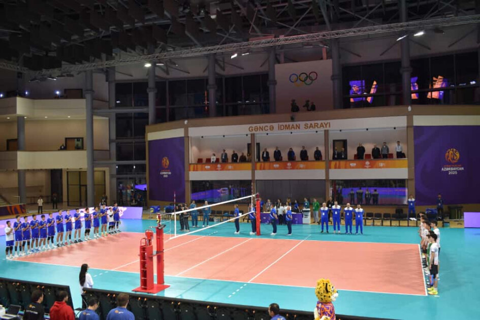 III MDB Oyunları çərçivəsində növbəti voleybol matçı keçirilib