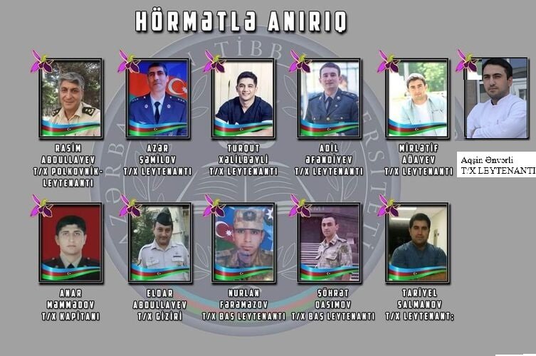 11 həkim, 7 feldşer, 26 sanitar - Ağ xalatlı ŞƏHİDLƏR