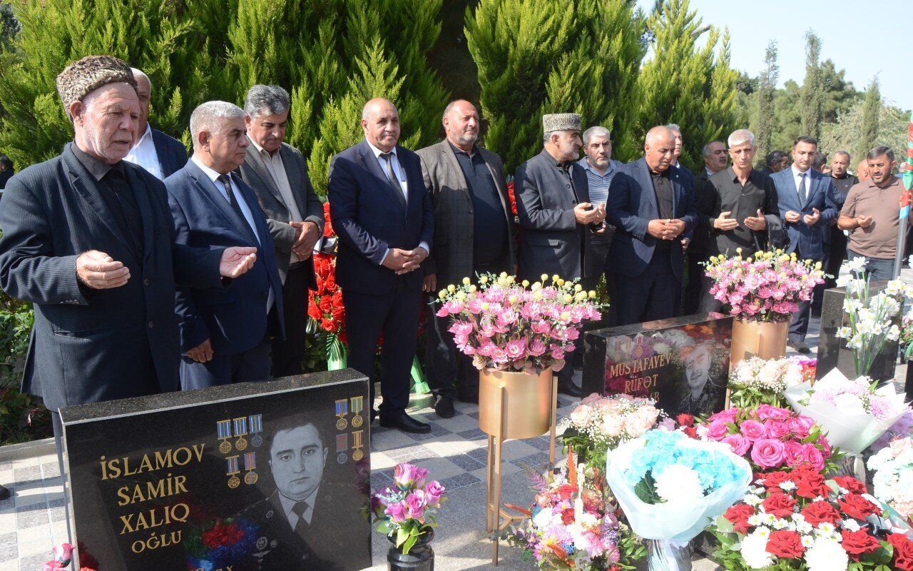 Şəhid Rüfət Mustafayevin anım günü qeyd olundu - FOTOLAR