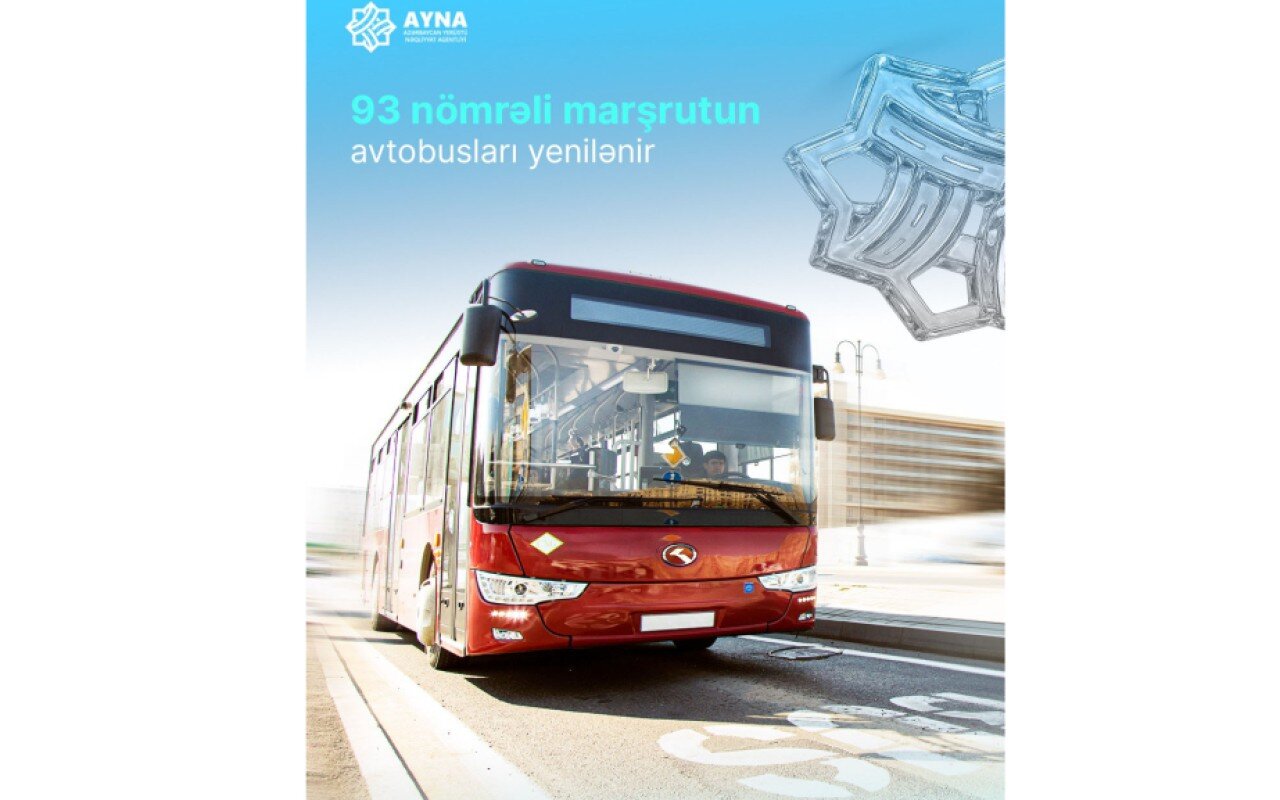 Bakıda daha bir marşrutun avtobusları yenilənir