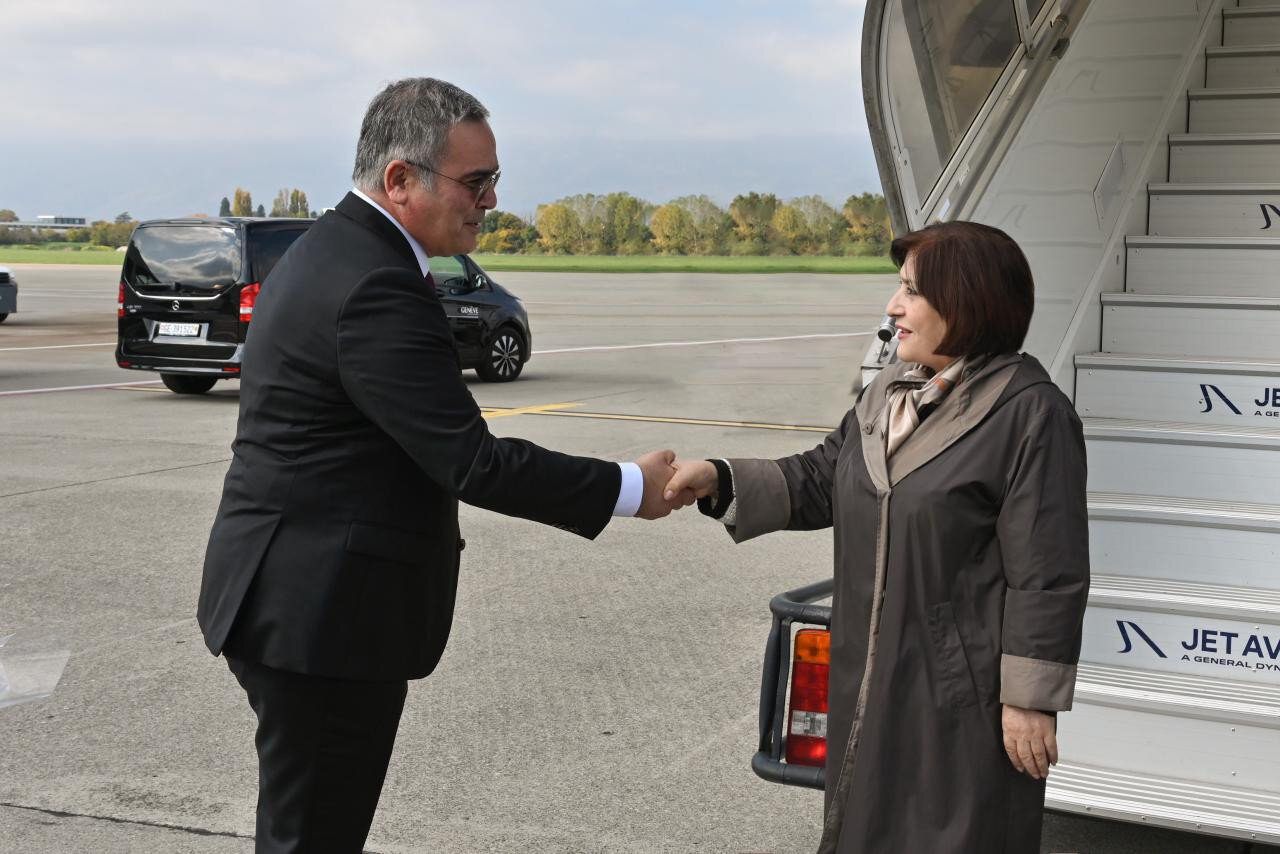Sahibə Qafarova İsveçrədə