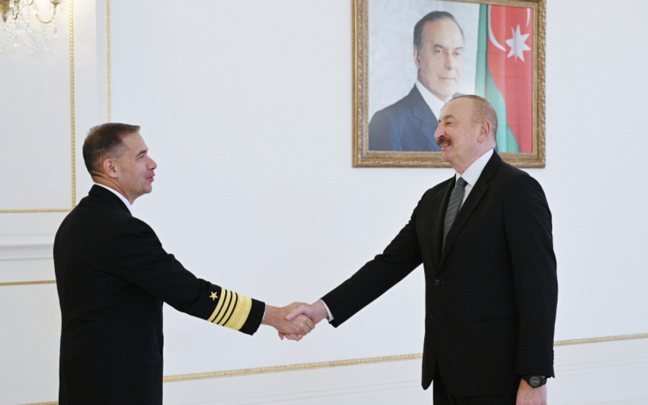 İlham Əliyev ABŞ rəsmisini qəbul etdi - FOTOLAR