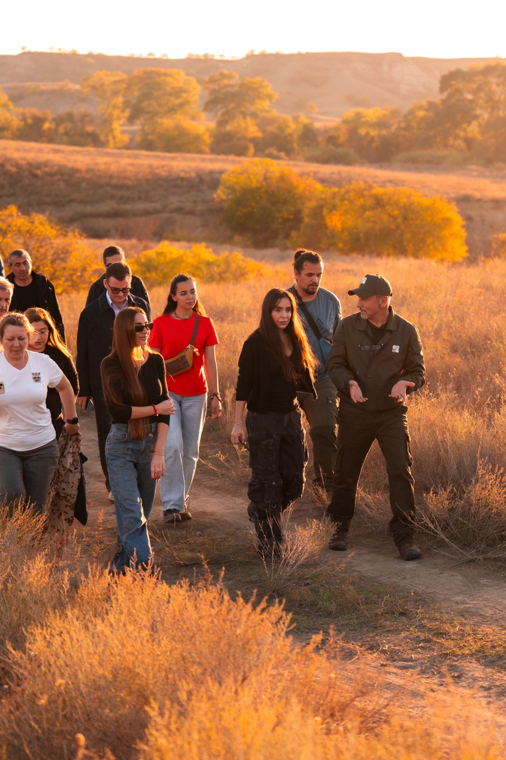 Leyla və Arzu Əliyevalar Qaxda açılışda