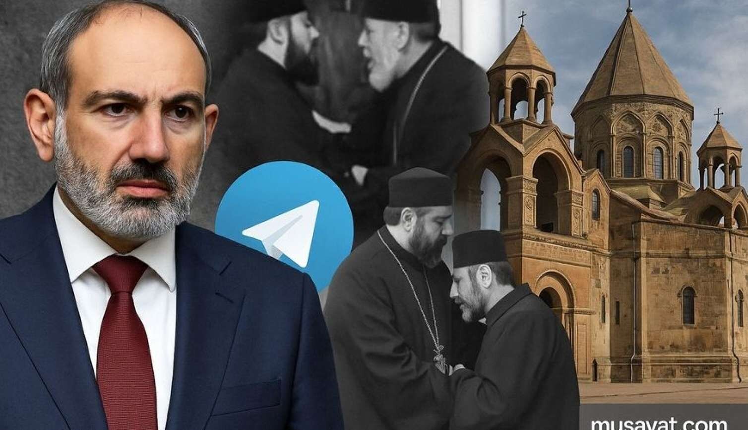 Paşinyan keşişlərin intim videolarını yaydırdı – Ermənistan ÇALXALANIR