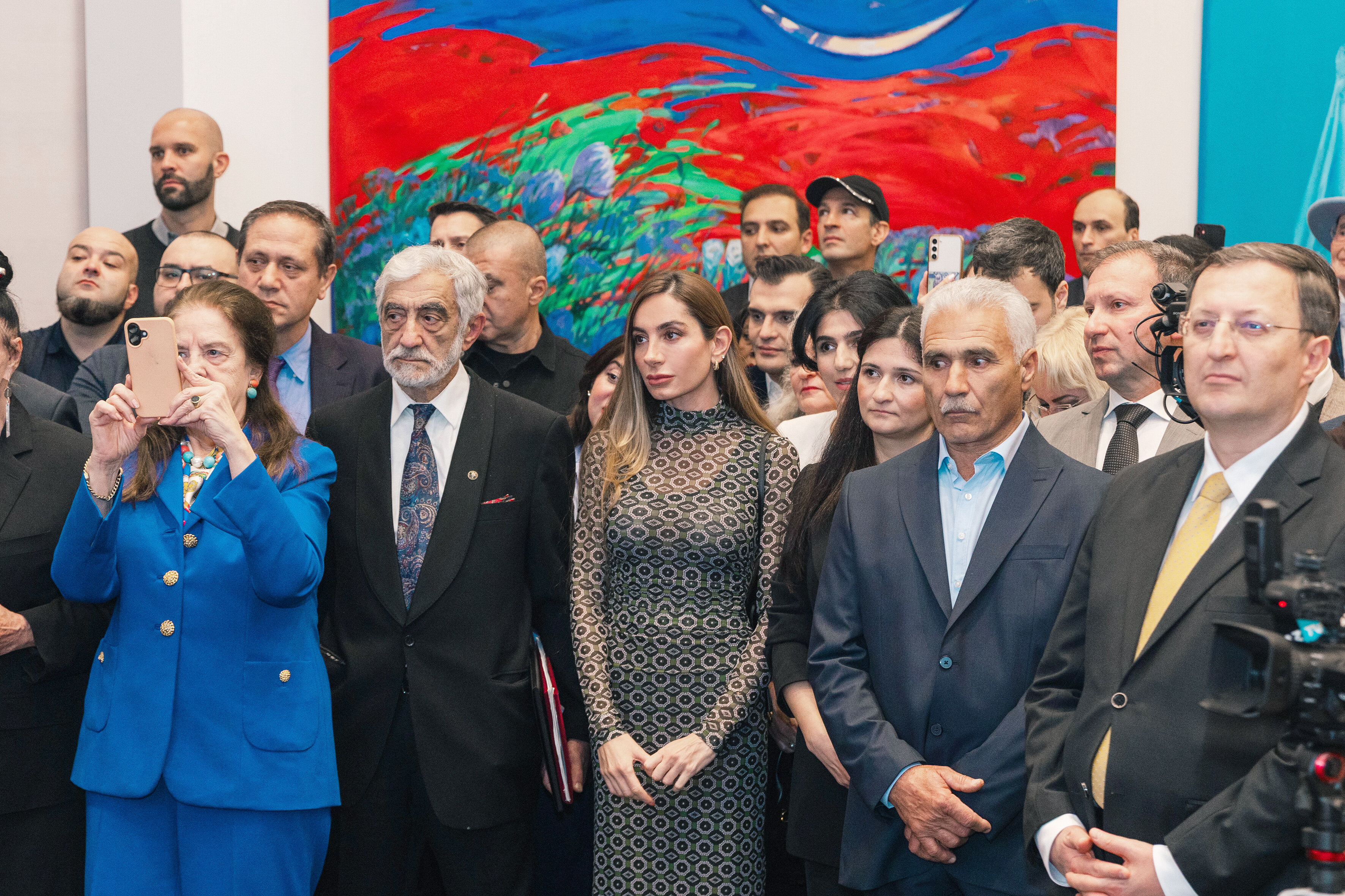 Leyla və Arzu Əliyevalar Berlində sərgidə - Fotolar