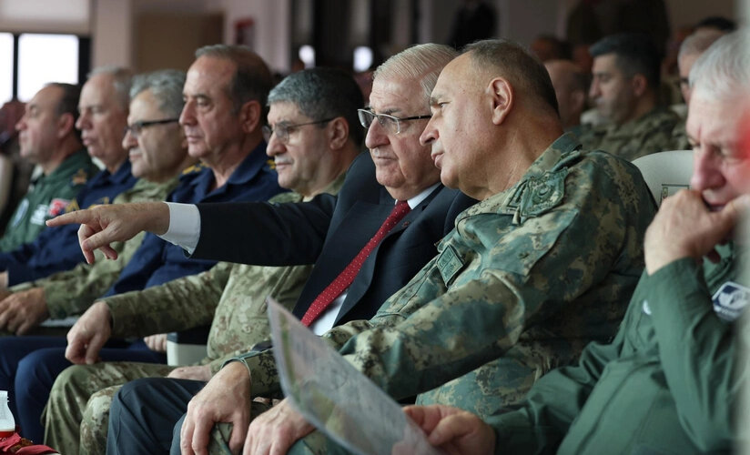 Yaşar Gülər Kərim Vəliyevlə "Atəş Sərbəst-2025" təlimini izlədi