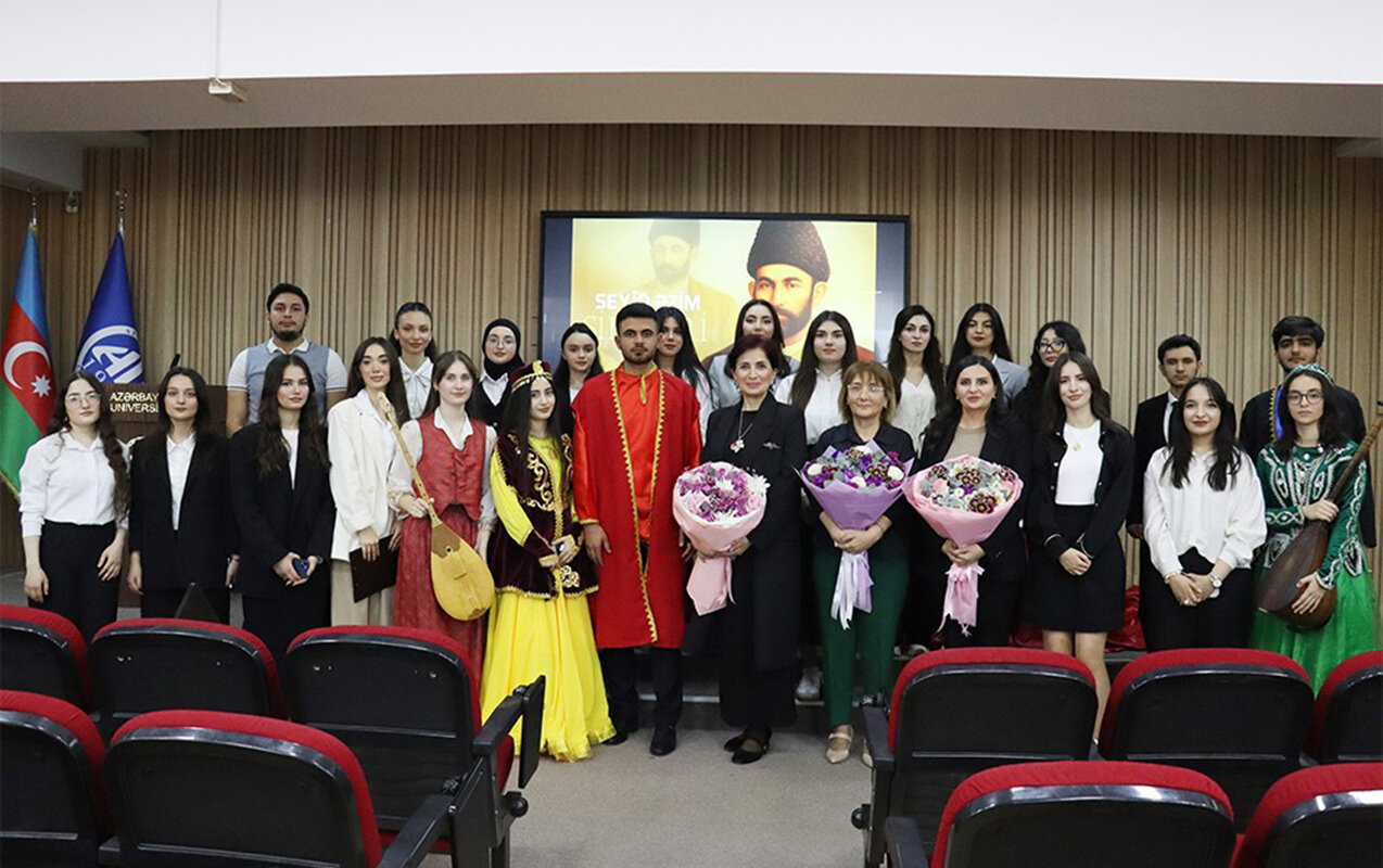 Azərbaycan Universitetində Şirvaninin 190 illiyi qeyd olundu - Fotolar