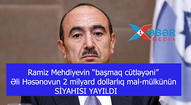Mehdiyevin “başmaq cütləyəni” Əli Həsənovun 2 milyard dollarlıq mal-mülkünün SİYAHISI YAYILDI-VİDEO