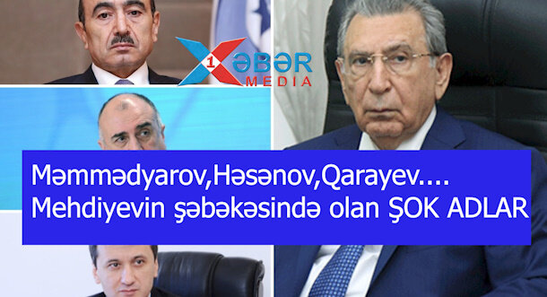 Məmmədyarov,Həsənov,Qarayev....Mehdiyevin şəbəkəsində olan ŞOK ADLAR-VİDEO