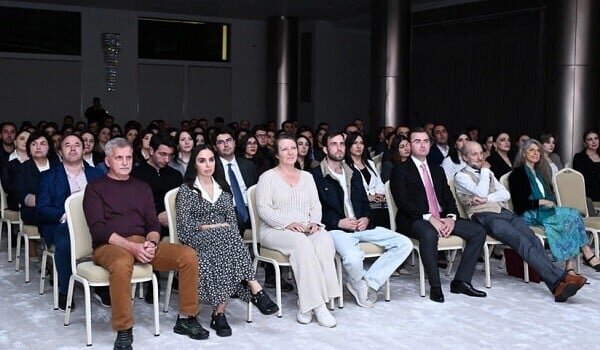 Leyla Əliyeva "Hirkan" filminin təqdimatında