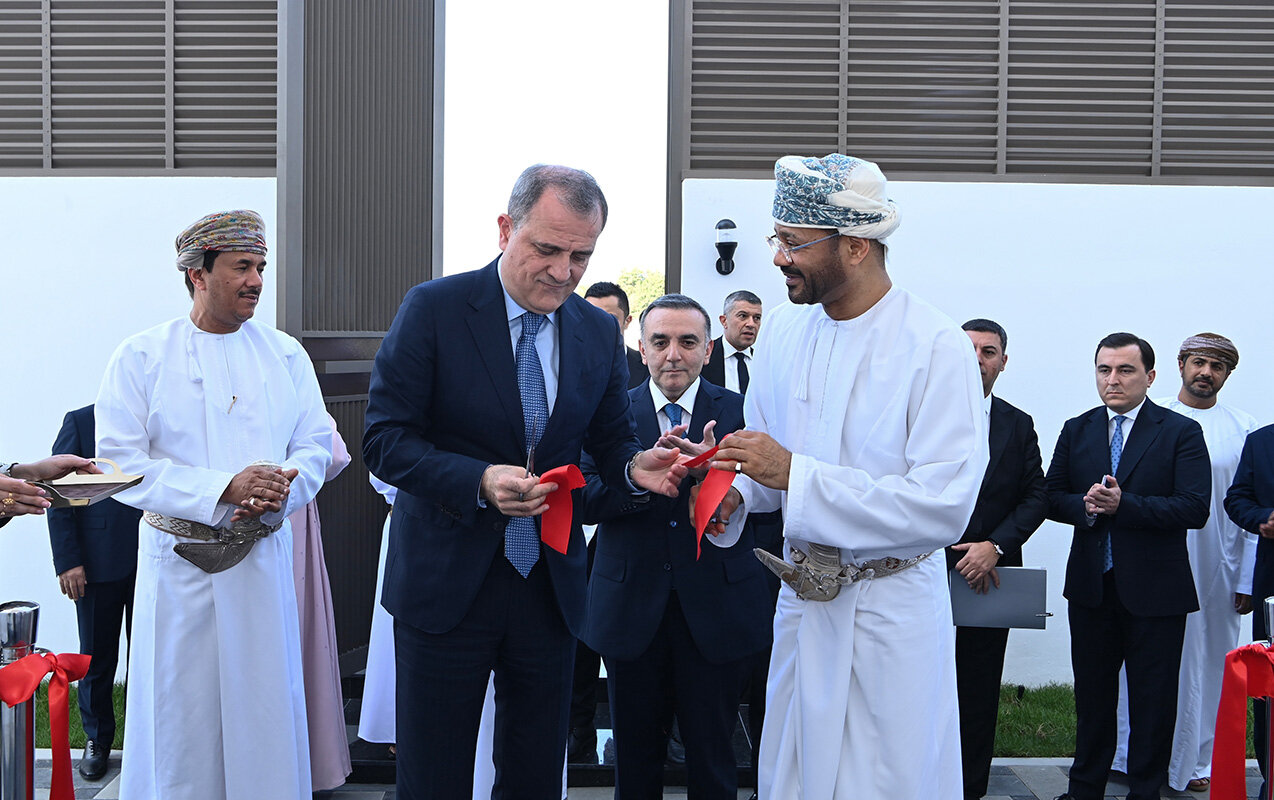 Omanda səfirliyimiz açıldı - Fotolar
