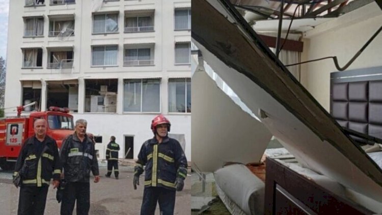 İranda hoteldə partlayış baş verib: Xəsarət alanlar var - Fotolar