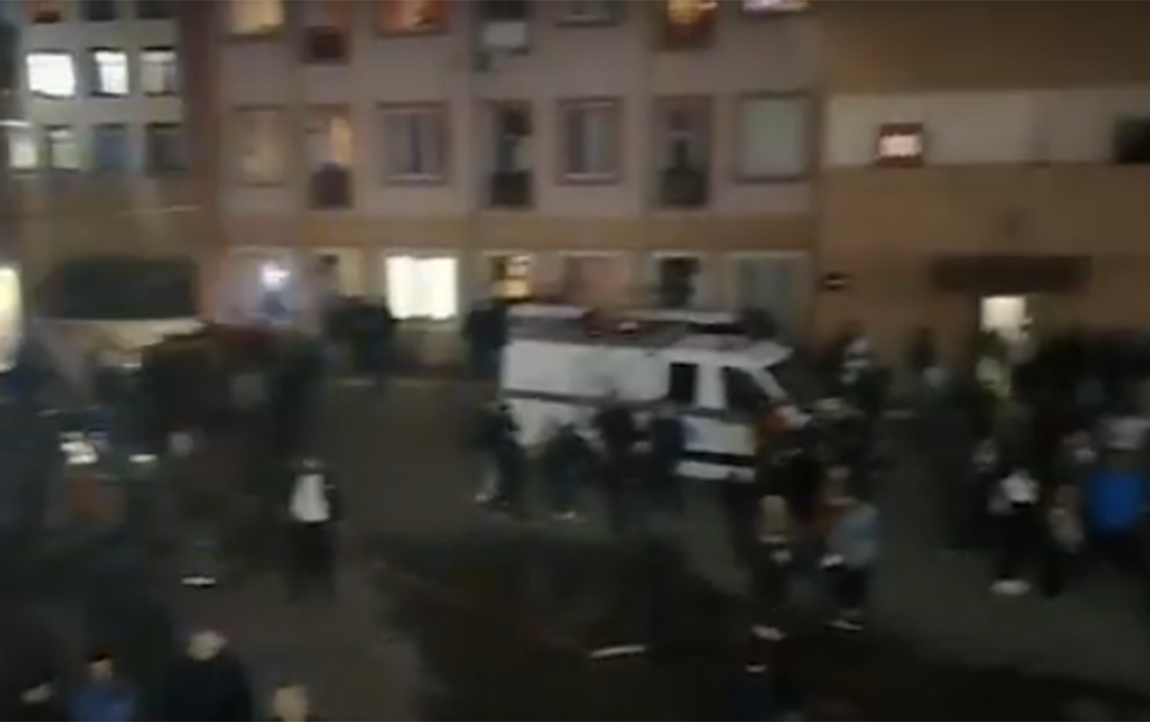 Xırdalanda çoxmərtəbəli binada yanğın - Sakinlər təxliyə olundu