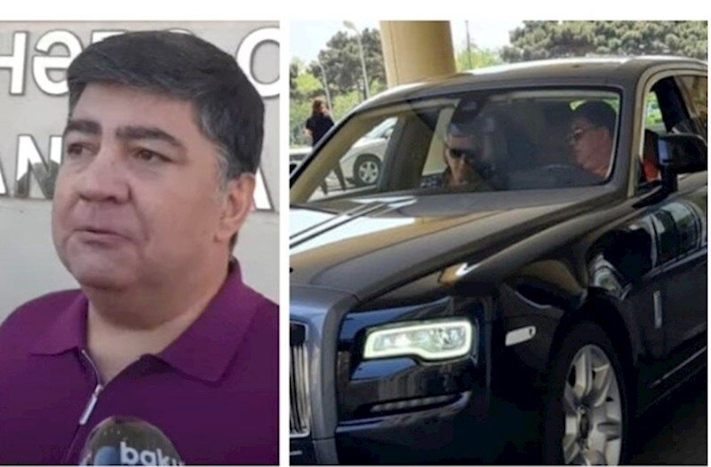 Mehdiyevin kürəkəni "obyektlərdən" pulları yığarkən görüntüləndi