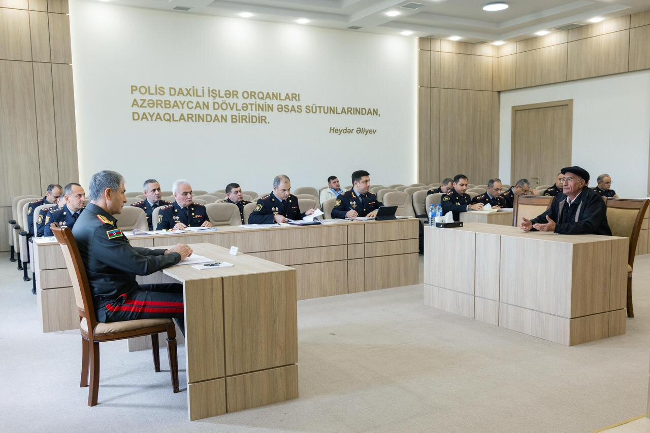 Nazir Sumqayıtda vətəndaşların müraciətlərini dinləyib və sıra baxışı keçirib