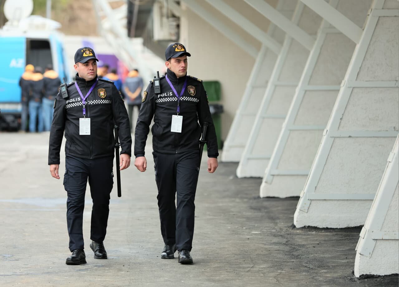 Xankəndində III MDB Oyunları zamanı polis əməkdaşları fasiləsiz xidməti davam etdirir