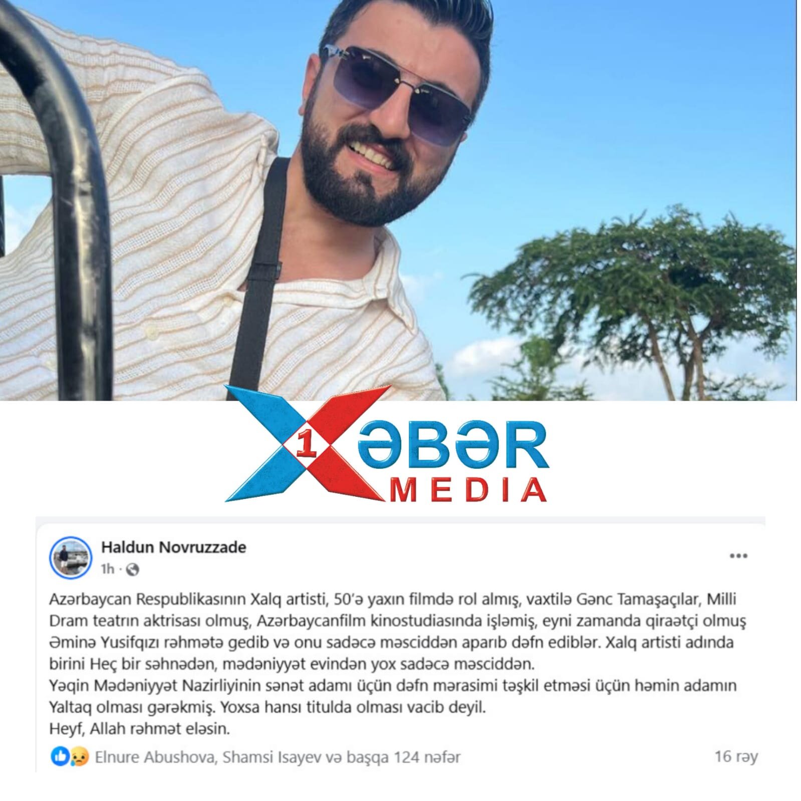 Haldun Novruzzadə Mədəniyyət nazirliyini SƏRT TƏNQİD ETDİ:"AYIB OLSUN!"