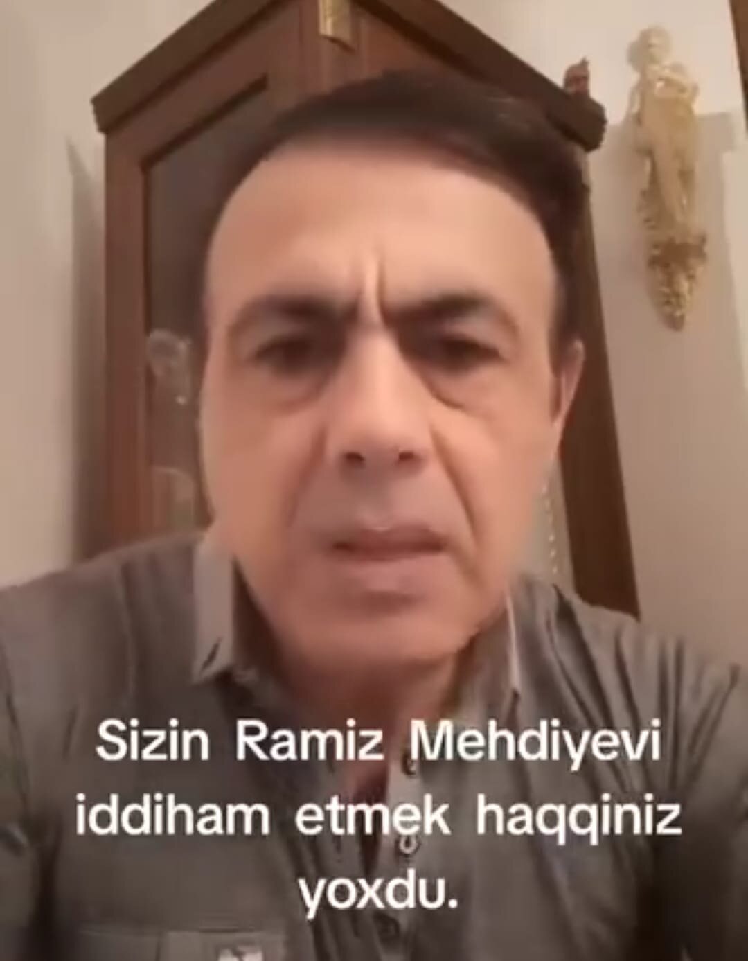 Sizin Ramiz Mehdiyev barəsində danışmağa haqqınız yoxdur!-VİDEO