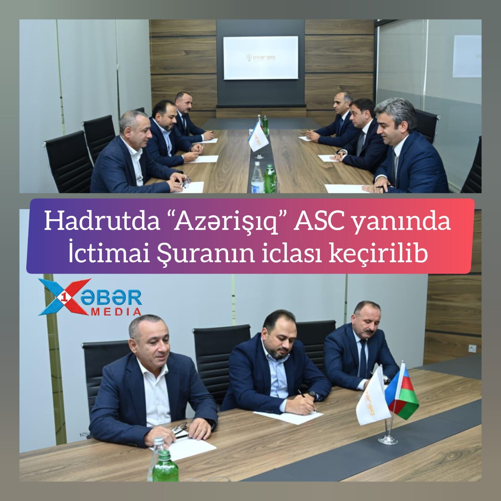 Hadrutda “Azərişıq” ASC yanında İctimai Şuranın iclası keçirilib