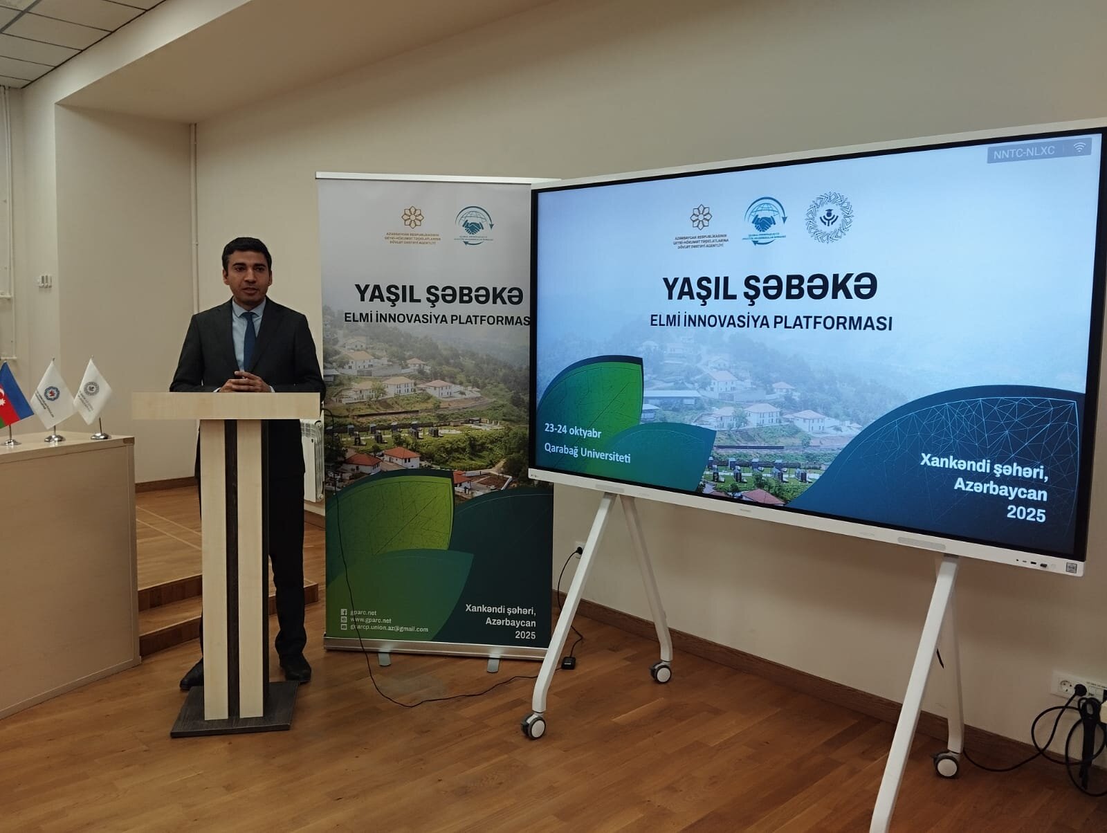Xankəndidə “Yaşıl şəbəkə: Elmi İnnovasiya platforması” layihəsinin açılışı olub