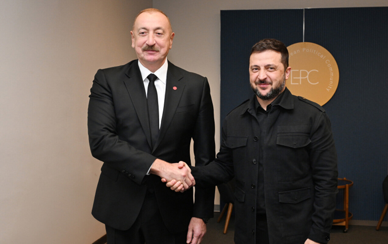 Prezident Zelenski ilə görüşdü