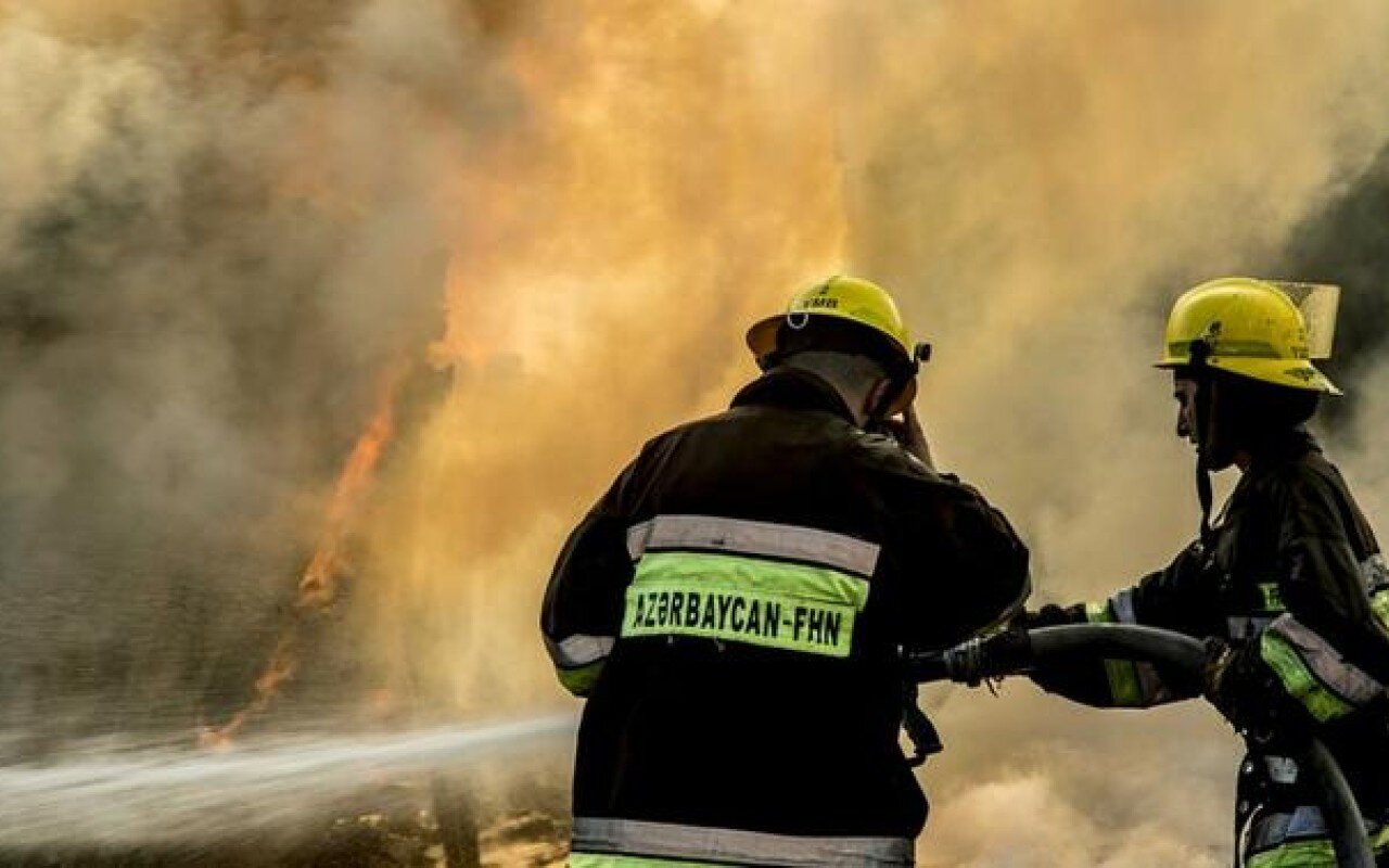 İmişlidə yanğın - 2 nəfər zəhərləndi
