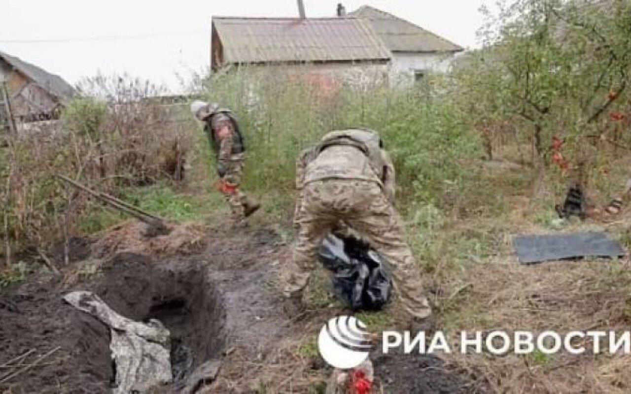 Kurskda 300-dən çox mülki şəxsin meyiti tapıldı