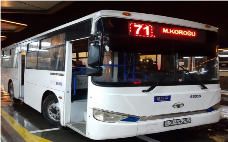 71 nömrəli marşrutun avtobusları YENİLƏNDİ