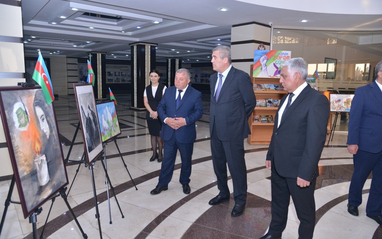 Qaradağda Zəfər Gününün 5 illiyinə həsr olunmuş tədbirlər keçirilib - FOTOLAR