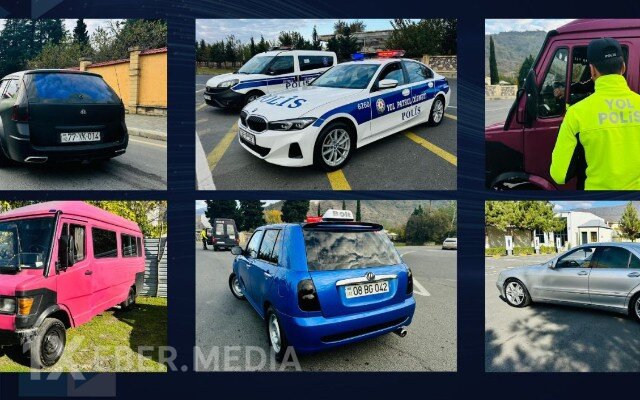 Avtoxuliqanlıq edən sürücülər saxlanıldı