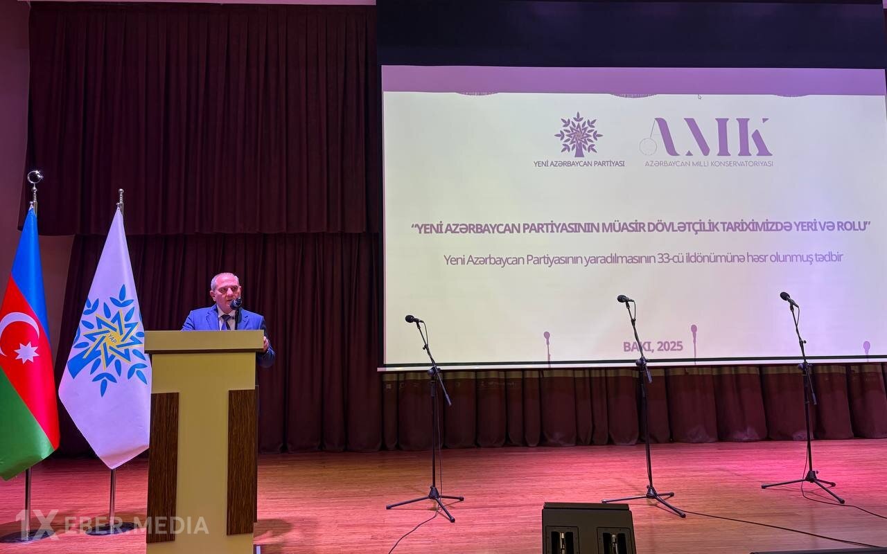 “Yeni Azərbaycan Partiyasının müasir dövlətçilik tariximizdə yeri və rolu” adlı tədbir keçirilib - FOTOLAR