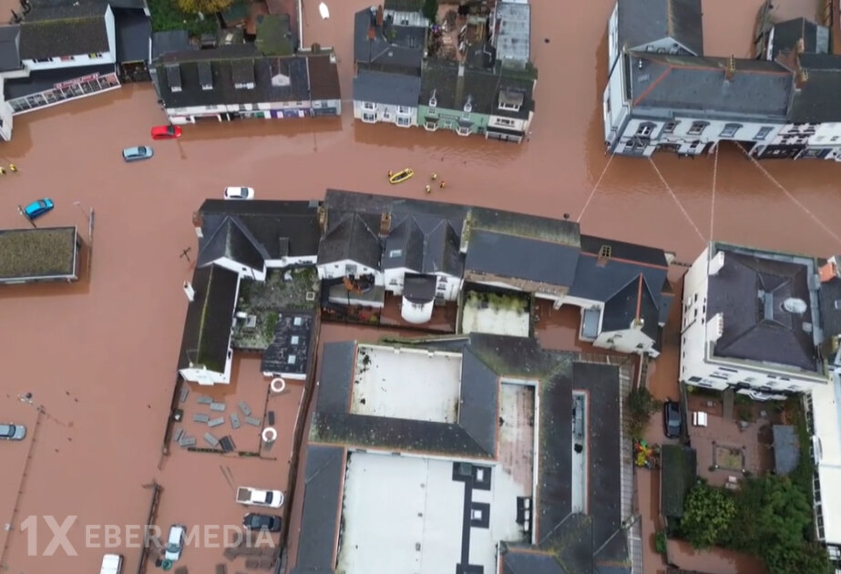 Uelsdə güclü qasırğa səbəbindən fövqəladə vəziyyət elan edilib