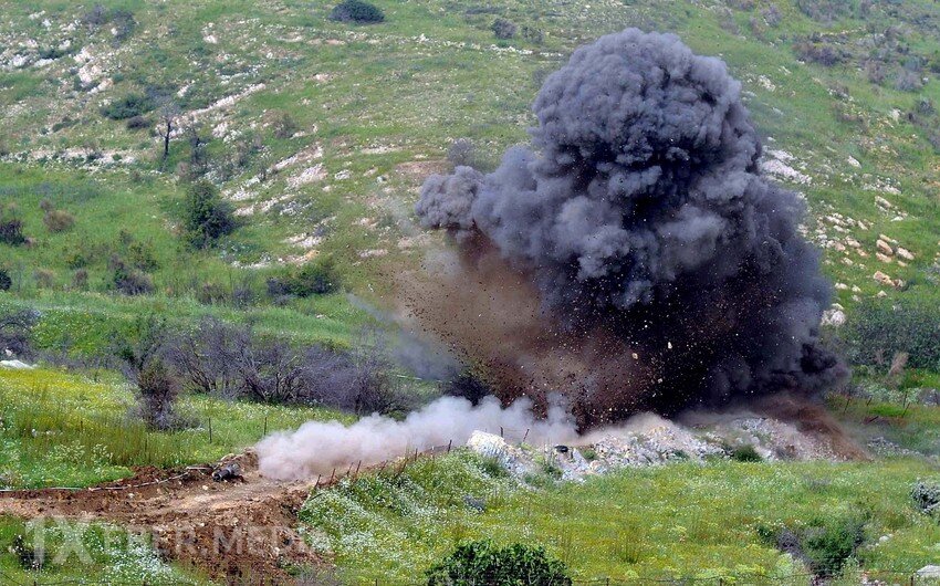 Qazaxda mina partladı - ANAMA-nın əməkdaşı yaralandı