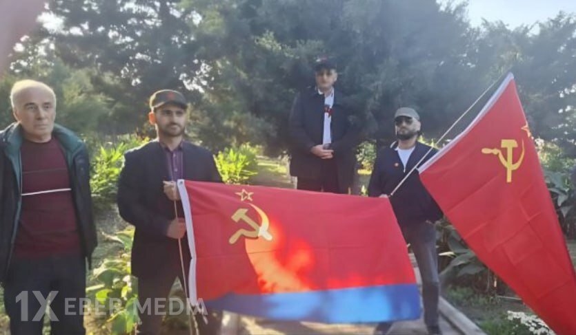 Bakıda SSRİ bayrağı qaldıranlar saxlanıldı