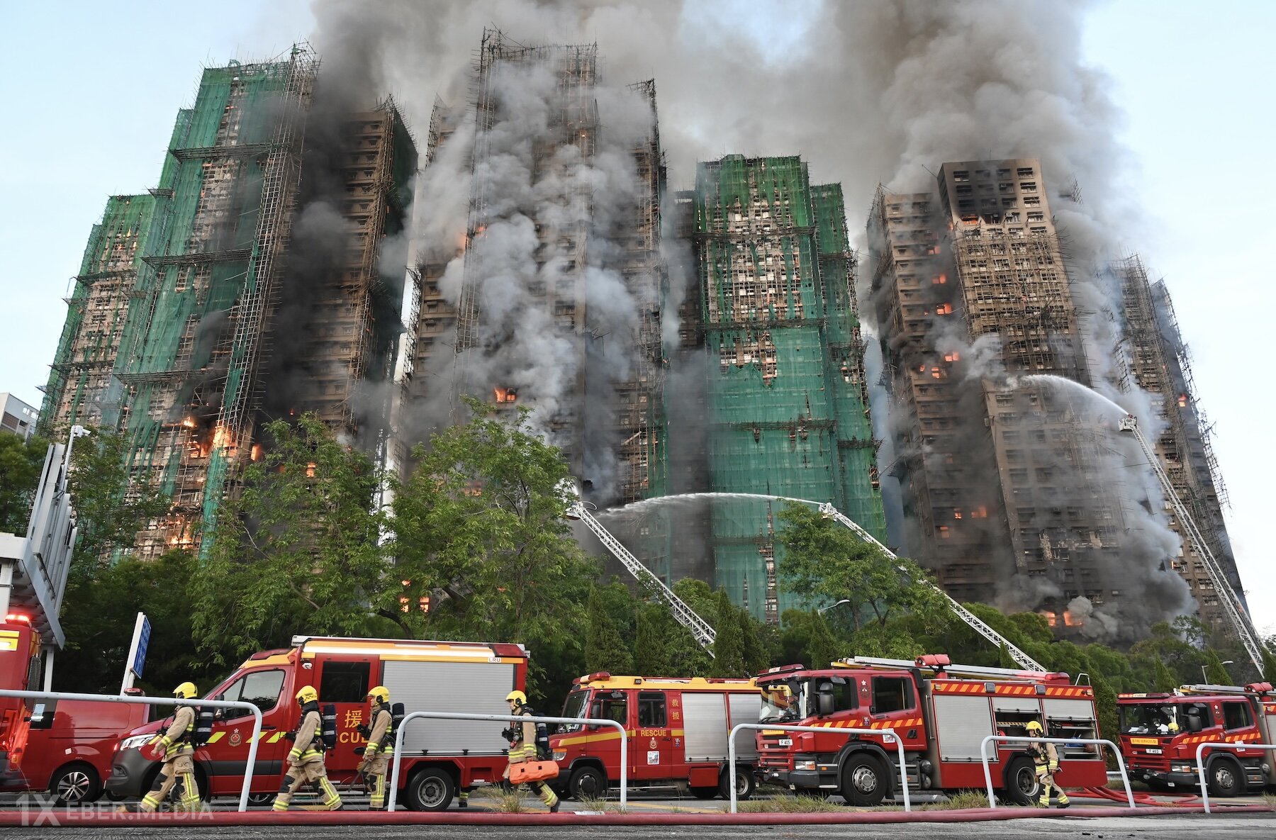 Honkonqdakı yanğın söndürüldü