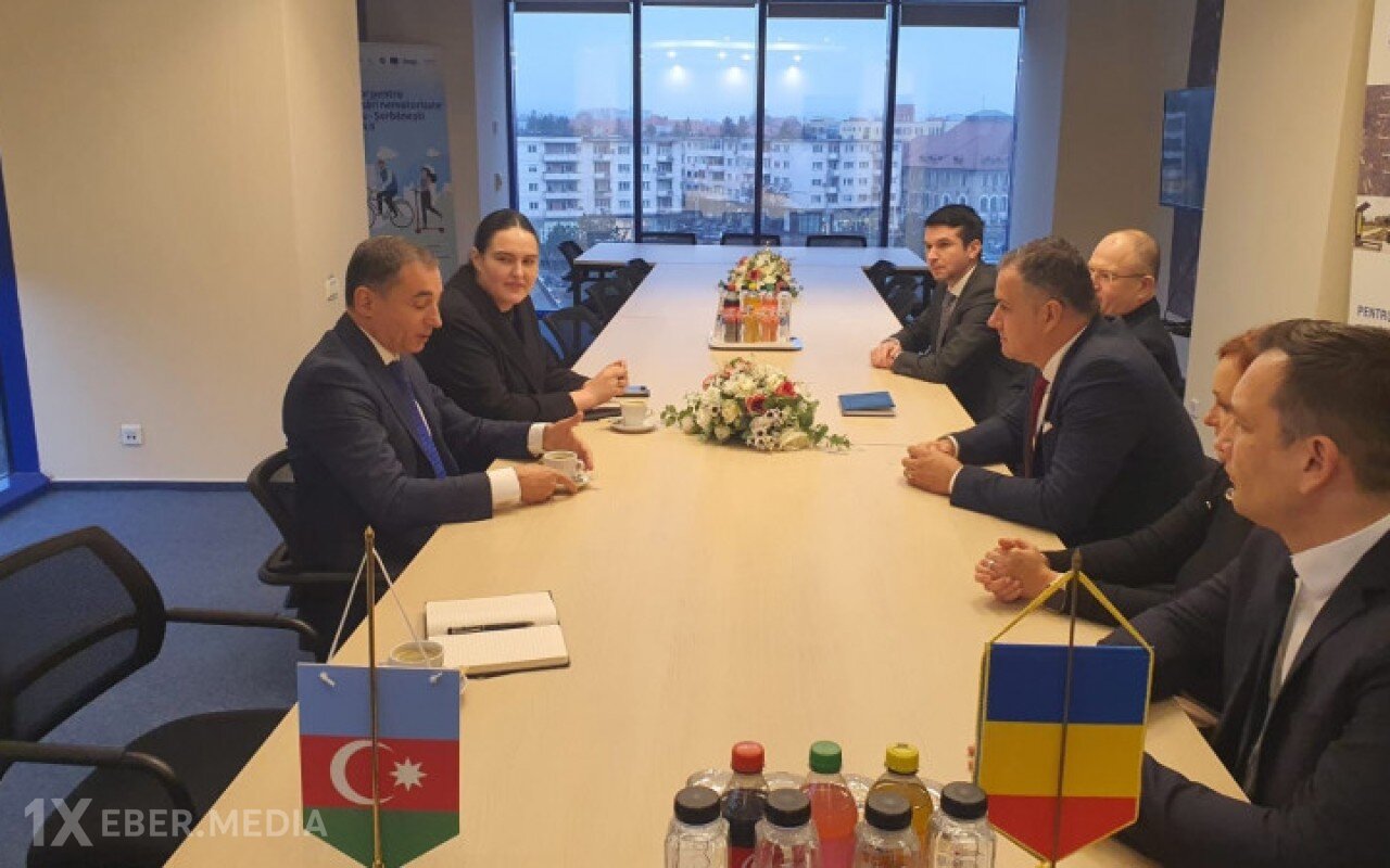 Qüdsi Osmanovun Rumıniyanın Bakeu şəhərinə işçi səfəri baş tutdu - FOTOLAR