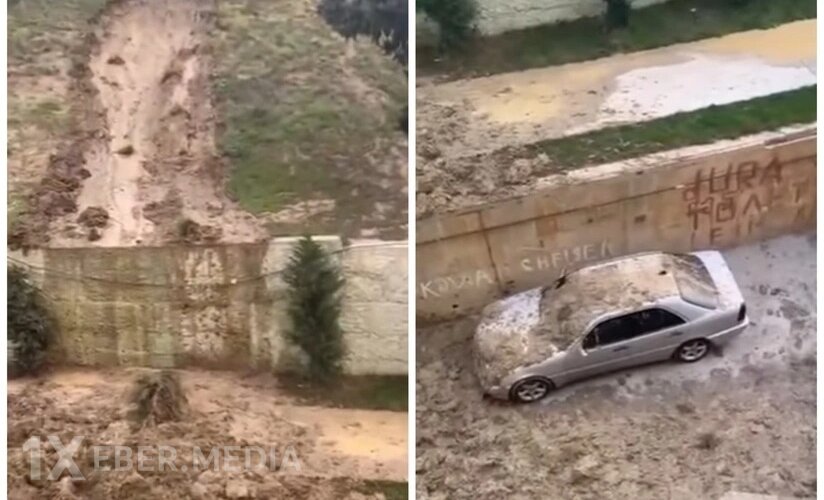 Əhmədlidə torpaq sürüşdü, mütəxəssislər hadisə yerindədir