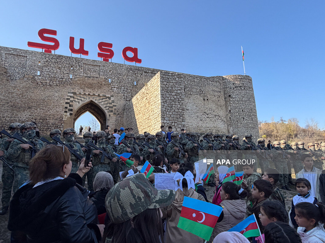 Şuşada hərbi yürüş keçirilib