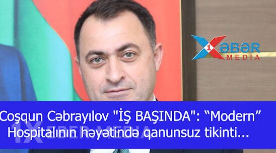 Coşqun Cəbrayılov "İŞ BAŞINDA": “Modern” Hospitalının həyətində qanunsuz tikinti...-VİDEO