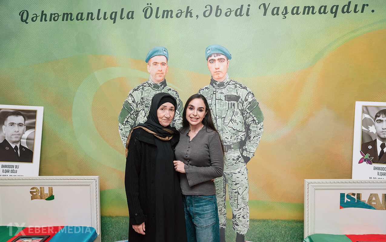 Leyla Əliyeva 2 oğlu şəhid olan ananı ziyarət etdi