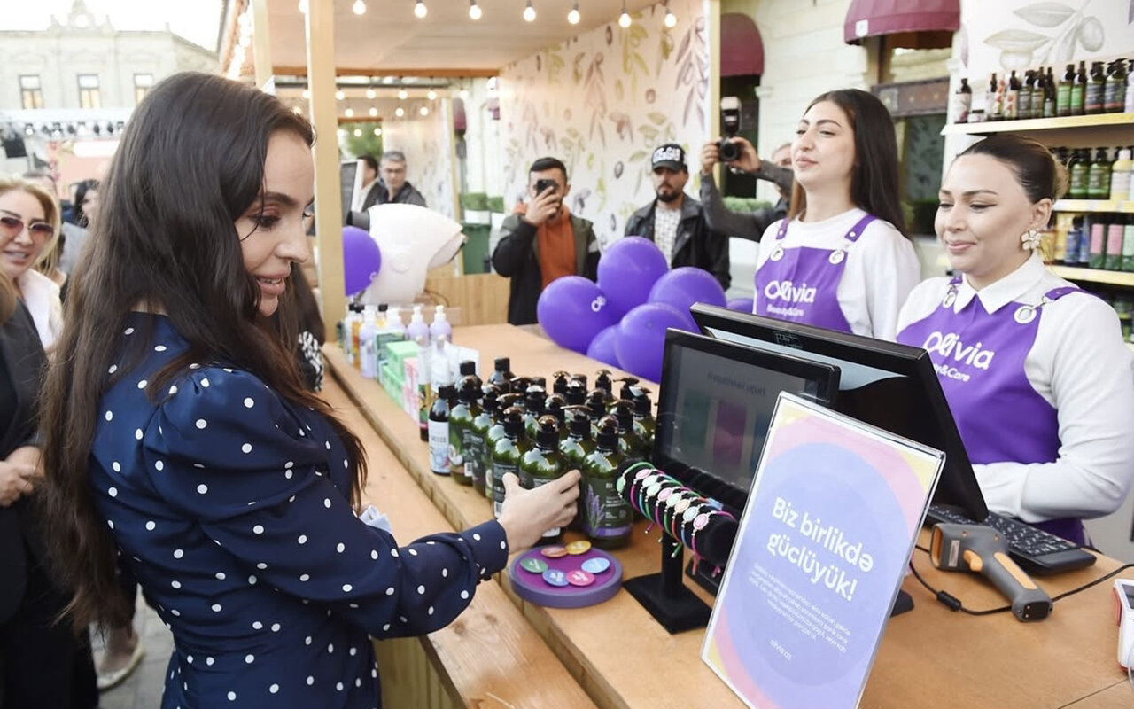 Leyla Əliyeva “Olivia” Zeytun Festivalında