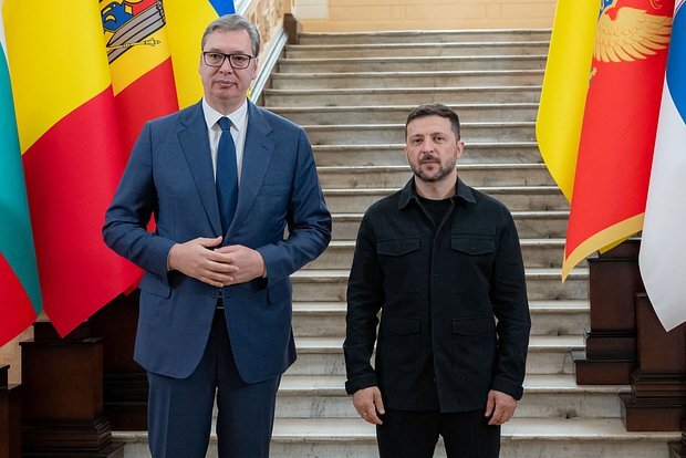 Zelenski Serbiya prezidenti ilə Avropaya inteqrasiyanı müzakirə edib