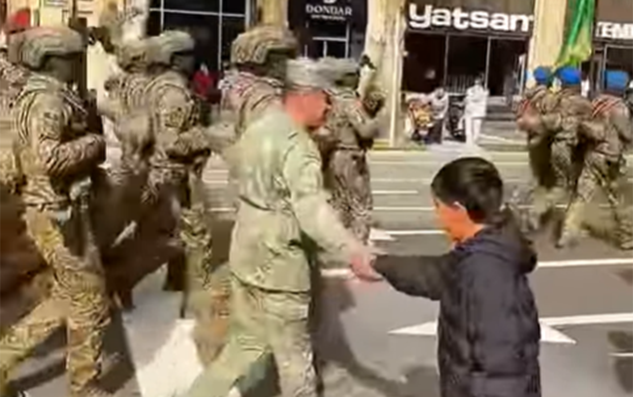 Hərbi parada hazırlıqdan yeni - Görüntülər