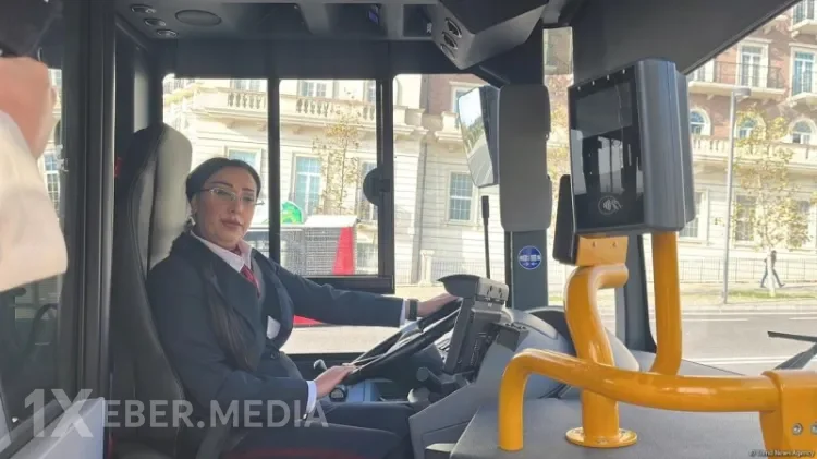 Qadın avtobus sürücülər işə başladı