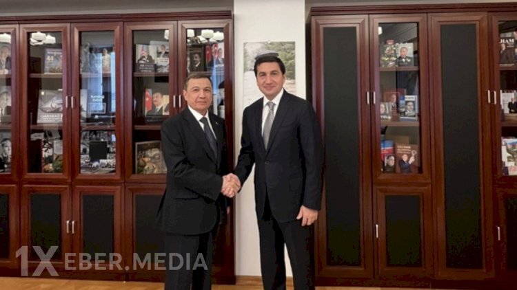 Hikmət Hacıyev Türkmənistan səfiri ilə görüşdü