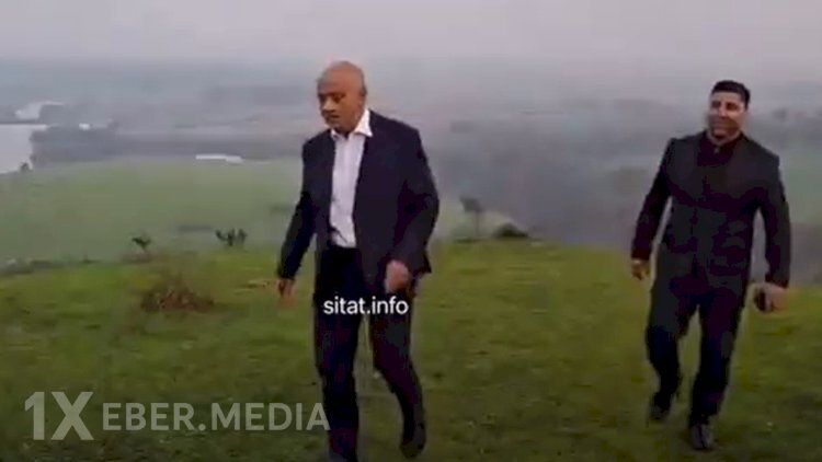 68 yaşlı icra başçısı mərcə girdi: Dağa qalxdı -  VİDEO