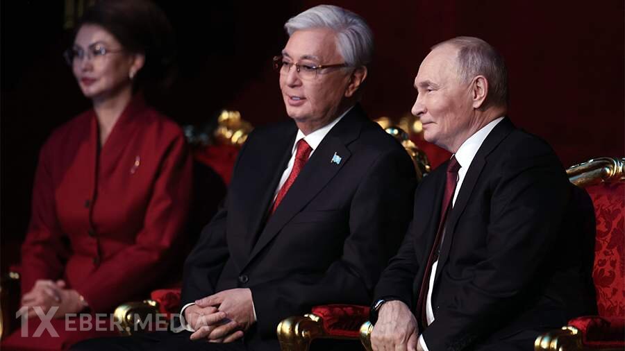 Putin və Tokayev Bolşoy Teatrda qazax sənətçilərinin qala-konsertinə qatılıblar